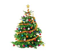 Noël Autocollants Fenetre, Autocollant Mural de Sapin de Noël, Autocollant PVC Auto-Adhésif Amovible, Christmas Tree Stickers, Décoration de Noël pour Fenêtres, Muraux, Porte, Frigo