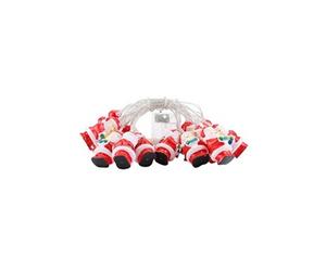 Noël Décoration 20LED Guirlande Lumineuse Fée Lanterne de Forme Père Noël String Party Props