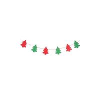 Noël Décoration Tissu Non Tissé Drapeaux Suspendus Bannière Bunting DIY Mur # Arbre De Noël