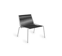 Noel Fauteuil Acier inoxydable/Lin Noir