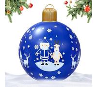 Noël gonflable 61 x 47 cm réutilisable saisonnier Père Noël et renne