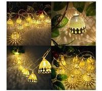 Noël led guirlande lumineuse party room garden decoration lantern usb - jaune