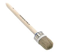 Nölle Pferd Pinceau rond n°4 poils L.46mm 25mm manche bois brut clair Quantité:12