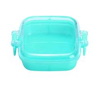 NOENNULL 12 Pièces Petite Boîte en Plastique pour Boîte à Bonbons Conteneur de Collation étui à Biscuits à Bonbons en Plastique de qualité Alimentaire de Rangement de (Lac Bleu)