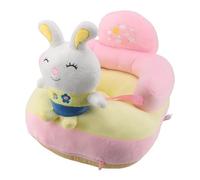 NOENNULL Bébé Apprendre Assis Sièges de Soutien Chaise en Peluche Confortable et Stable pour les Enfants D'intérieur et D'extérieur (Lapin)