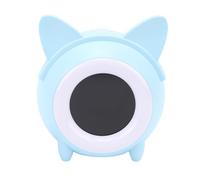 NOENNULL Horloge D'entraînement au Sommeil pour Tout-petits, Conception de Chat Mignon, Machine Sonore Rechargeable pour les Tout-petits, Bleu