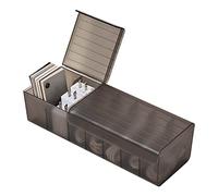 NOENNULL Organisateur de Boîte de Rangement de Câble de Données de Bureau, Boîte D'organisateur de Câble, étui de Cordon de Chargement de Bureau, D'organisation de de (A)