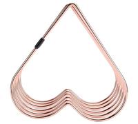 NOENNULL Support de Rangement de Livres Télescopique, Conception Compacte, Solide et Fonctionnel, pour Bureau, Utilisation, étagère à Livres (Or Rose)