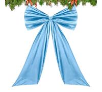 Noeud Papillon Géant de Noël,Grand Décoration Murale avec Noeud À Faire | Décoration Géante Porte Entrée Noël - pour Porte Mur Couronne Clôture Extérieur Salon Chambre Anniversaire Fiançailles