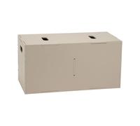 Nofred Boîte de rangement Cube Long Beige