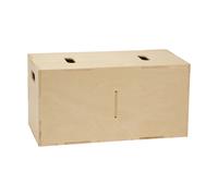 Nofred Boîte de rangement Cube Long Bouleau