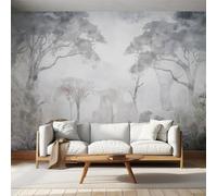 NOGAWA Papier Peint Motif Forêt, 3D Panoramique Papier Peint Arbre Nature, Papier Mural Decoratif Pour Salon, Chambre, Tapisserie Murales, Décoration Murale 150x105cm