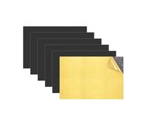NogmeTaa Lot de 6 films magnétiques auto-adhésifs puissants, découpables | Film magnétique et tapis magnétique - 0,5 mm d'épaisseur - Plaque magnétique pour photos, travaux manuels et pochoirs de