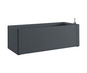 Nohel Garden NATURAL DELUXE coffre en plastique auto-arrosant Couleur : Anthracite, Largeur : 100 cm