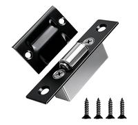 (noir)1 Set Loquet À Rouleau Réglable, Porte D'armoire, Noir