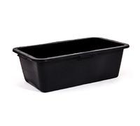 Noir auge en plastique 80 L pour melanger le mortier