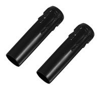 Noir Manchons de Lustre 20 Pièces en Plastique | Tubes Décoratifs pour Douilles, Effet Goutte, Design Vintage, Compatibles Chandeliers, Lot Unique