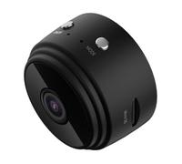[noir] Mini caméra a9 - application v380 pro 128g hd 1080p angle de vision de 150 degrés sans fil wifi moniteur de réseau ip