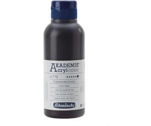 Noir oxyde de fer 250ml peinture acrylique - AKADEMIE Acrylique - Schmincke 23 770 027