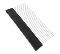 Noir Peigne de Texturation en Acier Inoxydable pour Peinture Murale | Outil de Peinture à Effet, Précision de Texture, Léger et Maniable, pour Plâtre et Finitions Décoratives