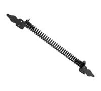 Noir Ressort de Fermeture Automatique de Portail en Acier Lourd | Clôture de Jardin et Arrière-cour, Protection des Doigts, Usage Extérieur Fiable, Ouverture Fluide