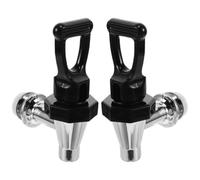 Noir Robinet de Distributeur de Boissons en Pp 2 Pièces | Bec Verseur à Levier Pratique, Installation Simple, Nettoyage Facile, pour Station Boisson Cuisine