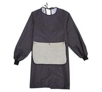 Noir Tablier de Travail Réglable en Polyester Imperméable, avec Poches | Cuisine et Préparation Alimentaire, Séchage Rapide, Sangle D’épaule Ajustable, Coupe Confortable