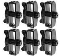 Noir Tendeur de Fil de Clôture pour Câble en Acier ABS 6 Pièces | Résistant aux Intempéries, Usage Extérieur, pour Fil Barbelé et Haubanage, Lot de 6 Tendeurs