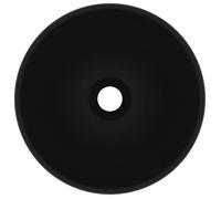 Noir Vasque à poser(1 pcs）- ZENCORE®Lavabo rond - de salle de bain Noir mat 32,5x14cm Céramique Top142820481