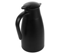 Noire Carafe Isotherme à Café 1,5 L en Acier Inoxydable | Double Paroi sous Vide, Portable et Légère, Maintien Thermique, pour Réunions Longues et Journées de Travail
