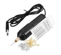 Noire Mini Perceuse Électrique à Main, Portable, USB 5v 10w | Perçage Précis, Vitesse 8500 Tr/min, Plastique et Cuivre, Usage Loisirs Créatifs, Compact et Pratique