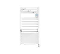 Noirot - Radiateur Sèche-Serviette Soufflant Actibain - Inertie Fluide - Programmable, Écran de Réglage LCD - Grande Capacité d'Étendage - Fabrication Française NF - Largeur 50 cm, 1500 Watt