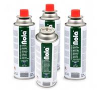 NOLA Lot de 4, 8 x, 12 x, 16 x, 28 x 227 g par cartouches de gaz butane avec valve à baïonnette universelle, bouteilles de gaz butane pour réchaud à gaz, chauffage à gaz, appareils de camping (28 x