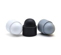 NOLDAR | Cache ecrou - Cache vis en plastique pour recouvrir les écrous et les têtes de vis hexagonales. Fonction protectrice et embellissante. 25 unités pour e 17 mm (M10). Couleur: NOIR