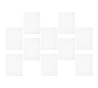 NOLITOY 10 Feuilles de Papier Huilé Blanc pour Lubrification de Déchiqueteuse, de L'accumulation Électrostatique et Optimisation de L'efficacité, Lot de 10 Pièces