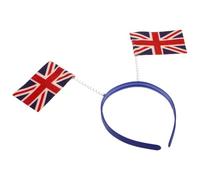 NOLITOY Bandeau Léger et Confortable Accessoire Cheveux pour Femmes et Filles en Tissu Drapeau Britannique Union Jack pour Célébrations et Événements à Thème