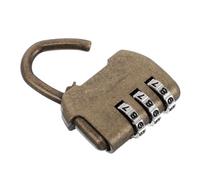 NOLITOY Cadenas à Combinaison Verrouillage par Code Or Vintage en Alliage de Zinc Design Rétro Classique, Usage Polyvalent pour Porte et Bagages