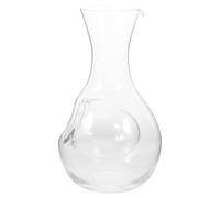 NOLITOY Carafe à Décanter en Verre 400ml Indentation pour Pouce, Refroidissement Rapide, pour Soirées Formelles et Service de Saké