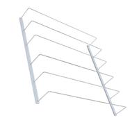 NOLITOY Distributeur Organisateur de Réfrigérateur Blanc en Alliage D'aluminium et Abs Compartiments Séparés, Design Ajustable pour Canettes de Soda et Bouteilles, pour Réfrigérateur