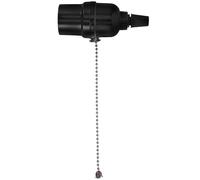 NOLITOY Douille Plafonnier Bakélite avec Chaînette Tirage Support Lampe et Isolant Accessoire Luminaire Pratique pour Éclairage Mural et Plafond