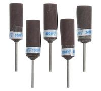 NOLITOY Ensemble de 5 Tambours de Ponçage 2,35 Mm pour Outils Rotatifs, Accessoires Abrasifs en Papier de Verre et Acier, Ponçage Solide pour Métaux et Divers Matériaux