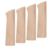 NOLITOY Manches de Couteau et Design Rustique en Bois Ergonomiques Lot de 4 Poignée Sécurisée pour Couteaux de Chef et Sashimi Cuisine et Bricolage
