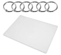 NOLITOY Moule Silicone pour Résine Époxy Grand Format B5 pour Couverture de Cahier DIY Insert Miroir et Capacité Élevée pour Créations Artisanales