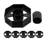 NOLITOY Noyau de Ruban Robuste et Roue de Remplacement pour Distributeur de Ruban Adhésif Noir en Plastique, Accessoire pour Bureau et Maison, Installation Facile