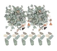 NOLITOY Paquet de 60g de Pierres Naturelles pour Micro Paysage, Décor Réaliste en Roche pour Table de Sable et Aménagement de Jardin