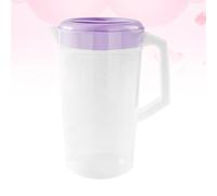 NOLITOY Pichet Résistant Chaleur Froid Grosse Capacité avec Couvercle Plastique lors des Dîners de Thanksgiving ou Fêtes pour Jus et Bière Réutilisable