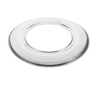 NOLITOY Plaque de Vapeur en Acier Inoxydable Argenté 32 Cm Bague D'adaptation et Design Séparation D'eau Cuisine Maison et Professionnelle