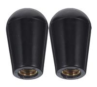 NOLITOY Poignées de Robinet et Haute Dureté pour Tireuse à Bière Lot de 2 en Plastique Noir, Prise Sécurisée Design Élégant pour Usage Domestique