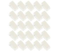 NOLITOY Porte-badge Adhésif Léger et Portable Lot de 35 Pièces en Plastique et Fer 35 Clips pour Badge Nominatif pour Cartes D'identité et Badges de Travail