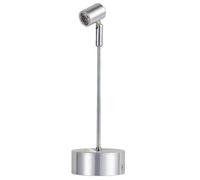 NOLITOY Projecteur LED Intérieur Alimenté par Batterie en Aluminium Argenté, 1w, Éclairage Uniforme pour Salons et Cuisines, Petit Spot Élégant pour Couleur Aléatoire Plusieurs styles